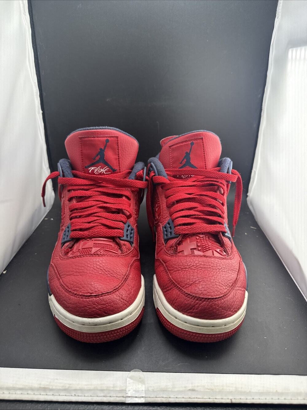 Nike Air Jordan 4 Retro FIBA 2019 Gym Red Obsidian Gold CI1184-617 Men’s 10